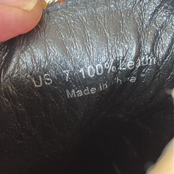 UNIF Hellbound Leopard Print Calf Hair Platform Leather Booties - Picture 15 of 16